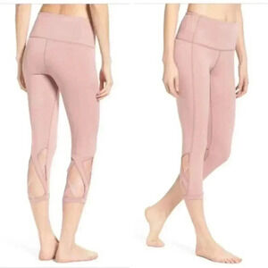 Zella pink cross cross leggings S